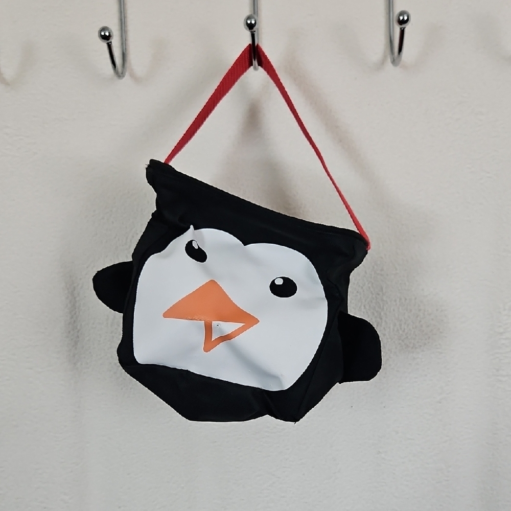 Penguin Design Kids Bag - Black and White